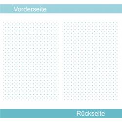 Sterne Herzen türkis - Designpapier